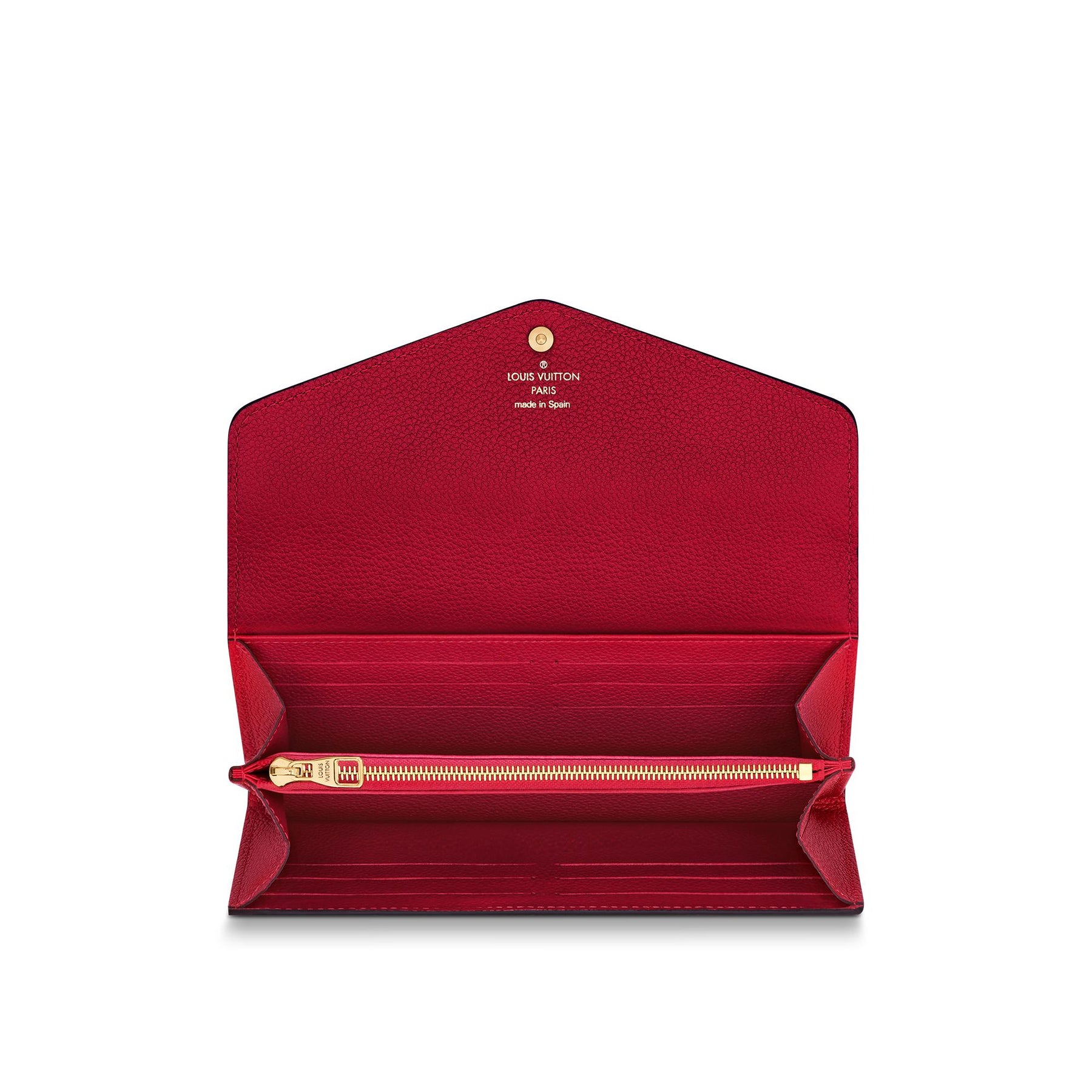 Louis Vuitton Cerise Monogram Empreinte Sarah Wallet, myGemma