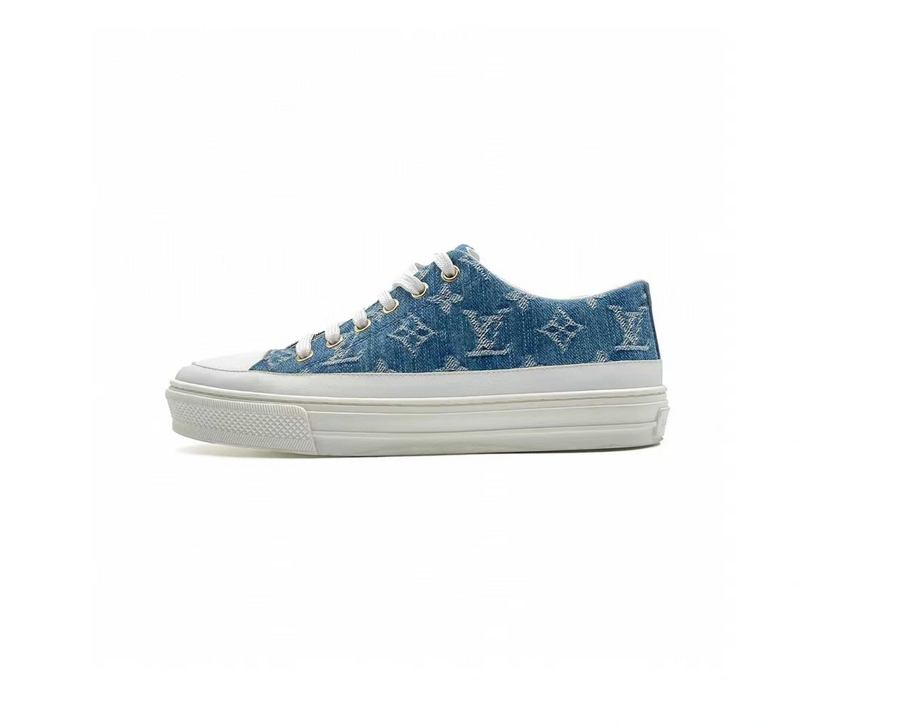 LOUIS VUITTON MONOGRAM DENIM LOW TOP SNEAKERS – Caroline's Fashion