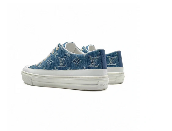LOUIS VUITTON MONOGRAM DENIM LOW TOP SNEAKERS