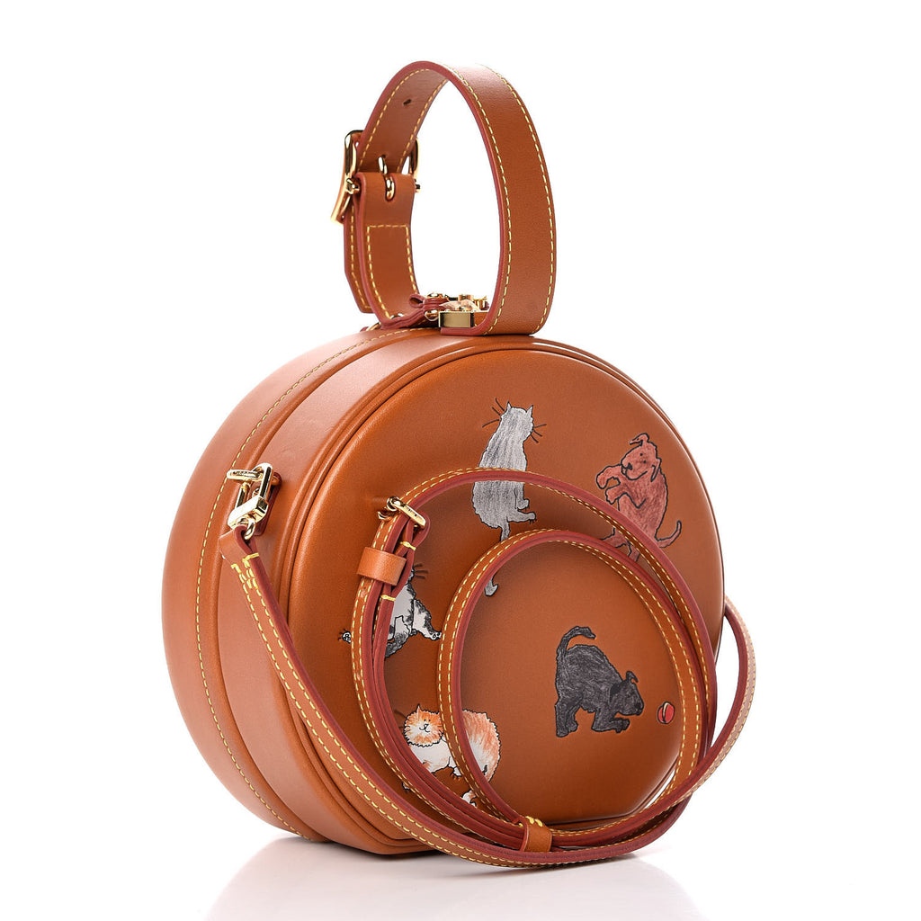 Louis Vuitton x Grace Coddington Catogram Micro Boite Chapeau of Red and  Black Monogram Coated Canvas and Calfskin Leather Trim with Gold Tone  Hardware, Handbags and Accessories Online, Ecommerce Retail