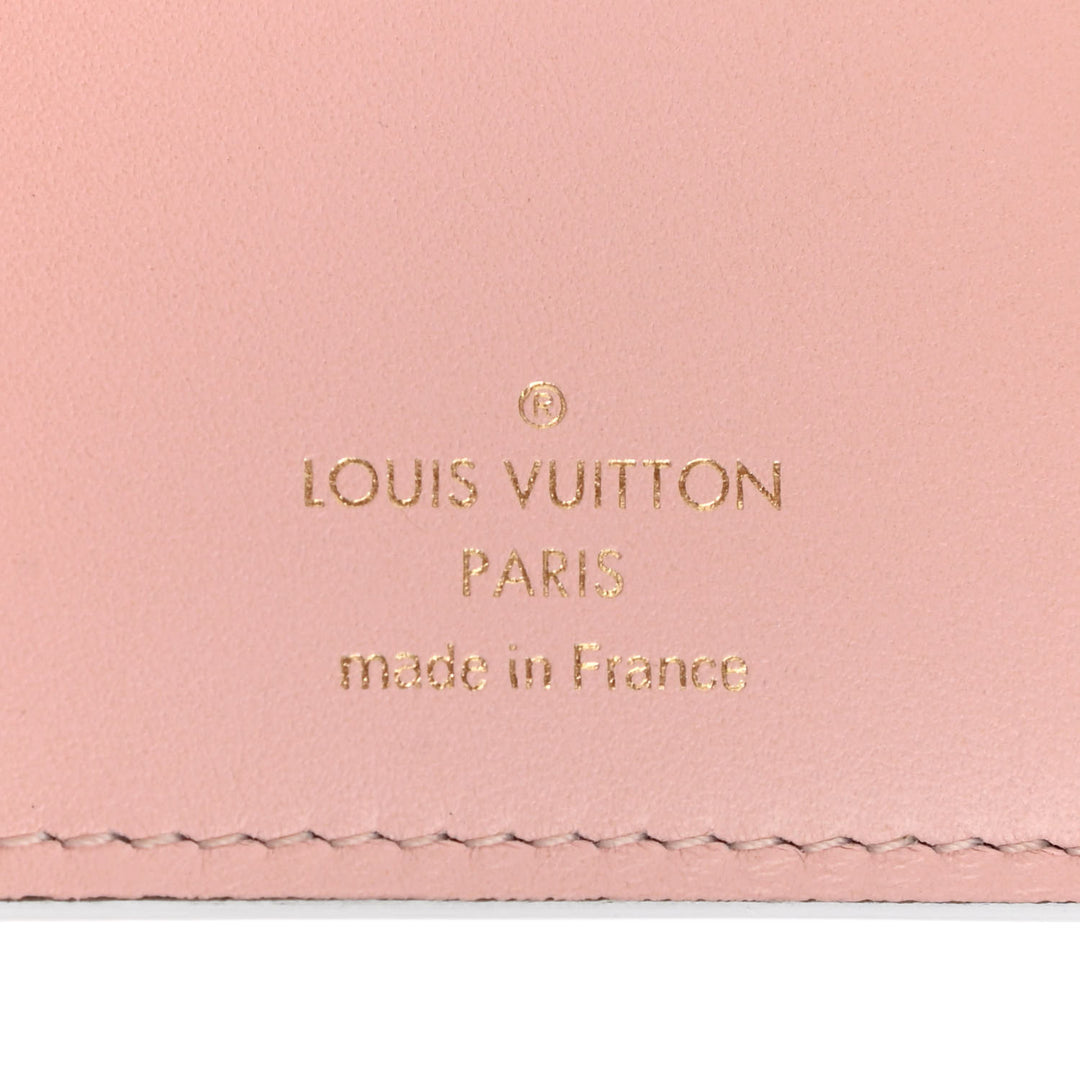 LOUIS VUITTON TAURILLON CAPUCINES COMPACT WALLET ROSE