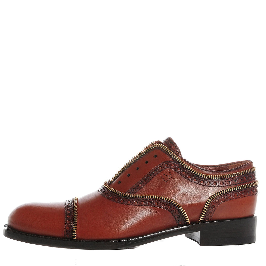 LOUIS VUITTON Calfskin Tomboy Richelieu Oxford Shoes