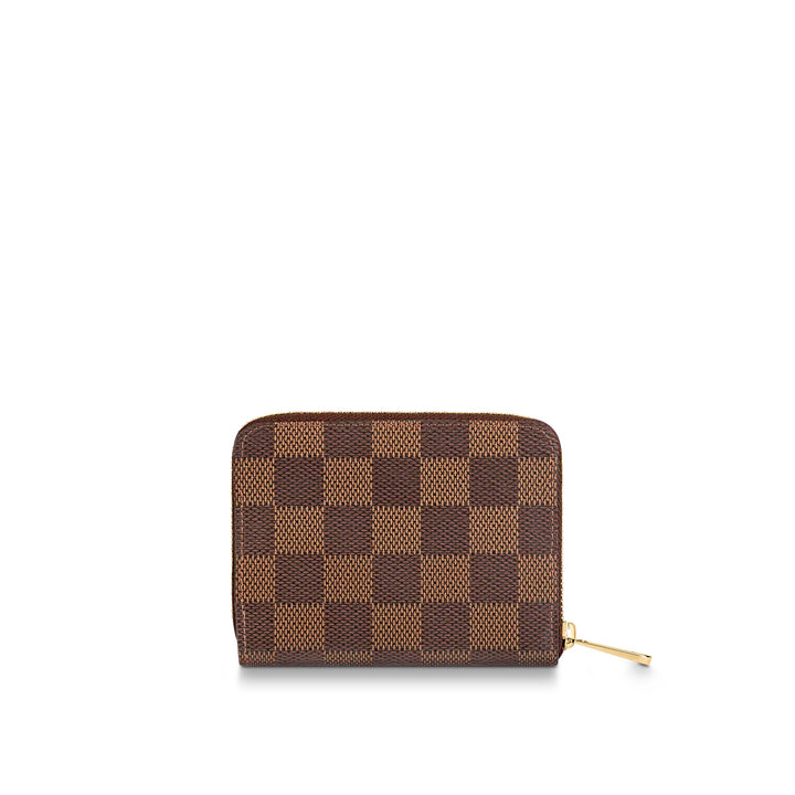 LOUIS VUITTON ZIPPY COIN PURSE DAMIER EBENY