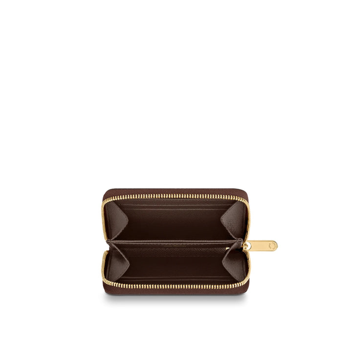 LOUIS VUITTON ZIPPY COIN PURSE DAMIER EBENY