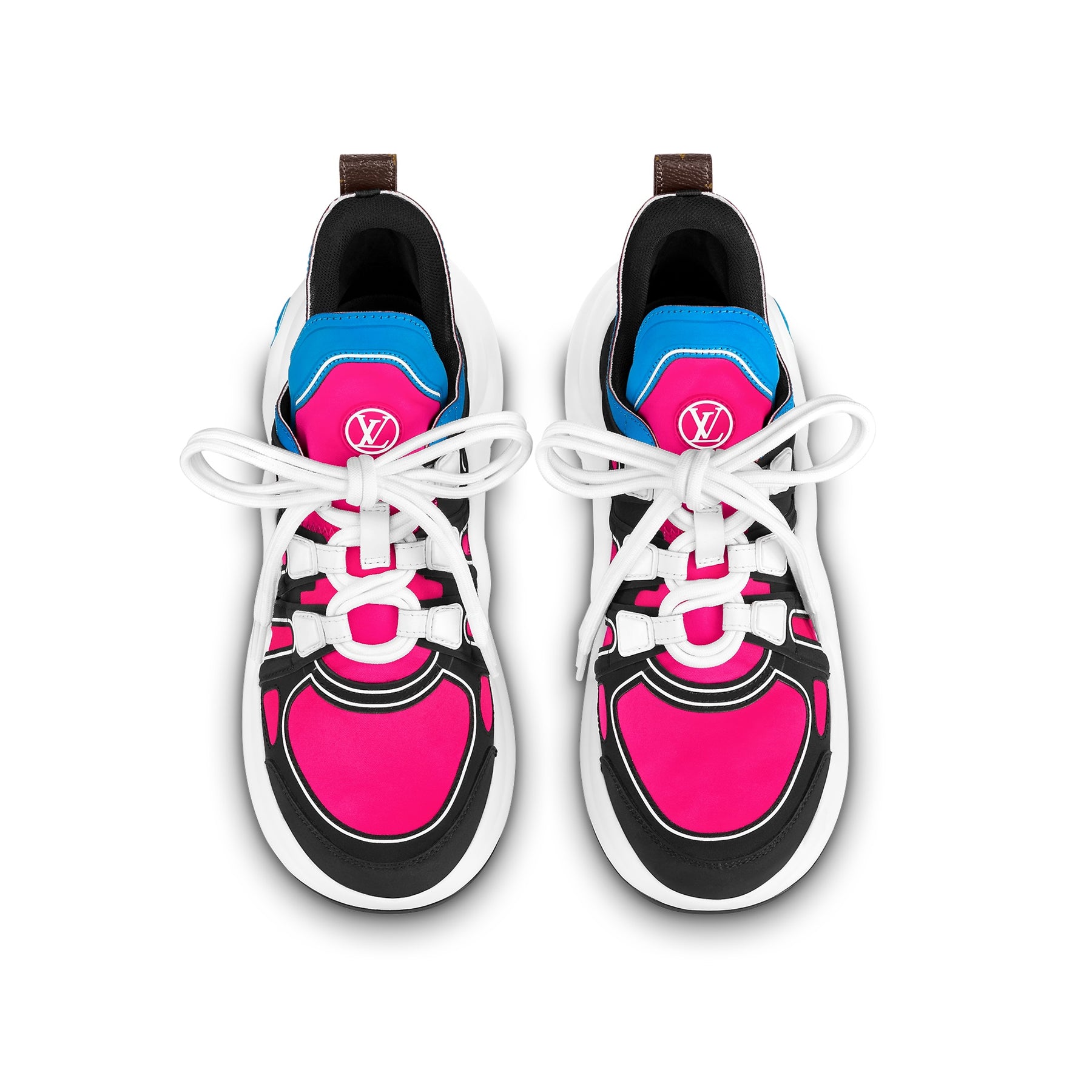 Louis Vuitton Black and Pink Archlight Sneakers by Ann's Fabulous Finds