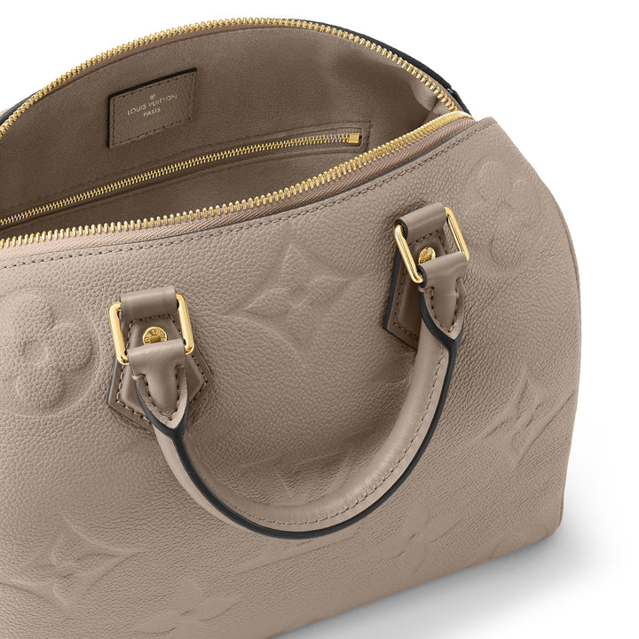 LOUIS VUITTON SPEEDY BANDOULIÈRE 25 EMPREINTE LEATHER HANDBAG