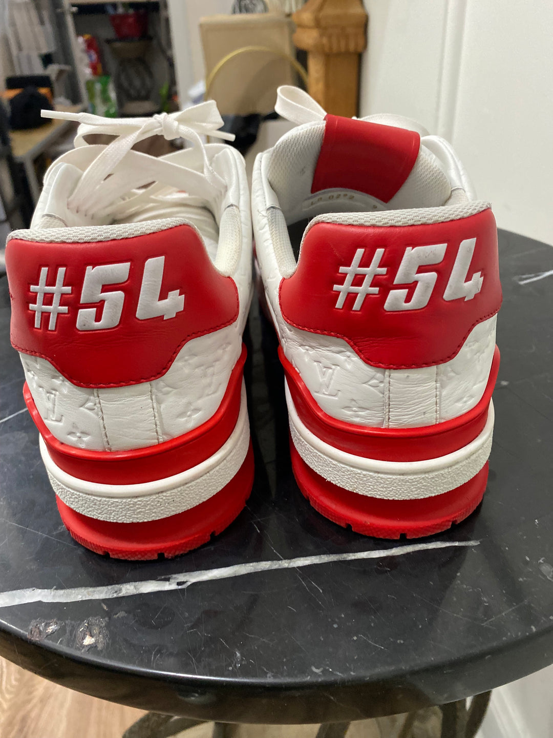 LOUIS VUITTON LV TRAINER SNEAKERS – Caroline's Fashion Luxuries