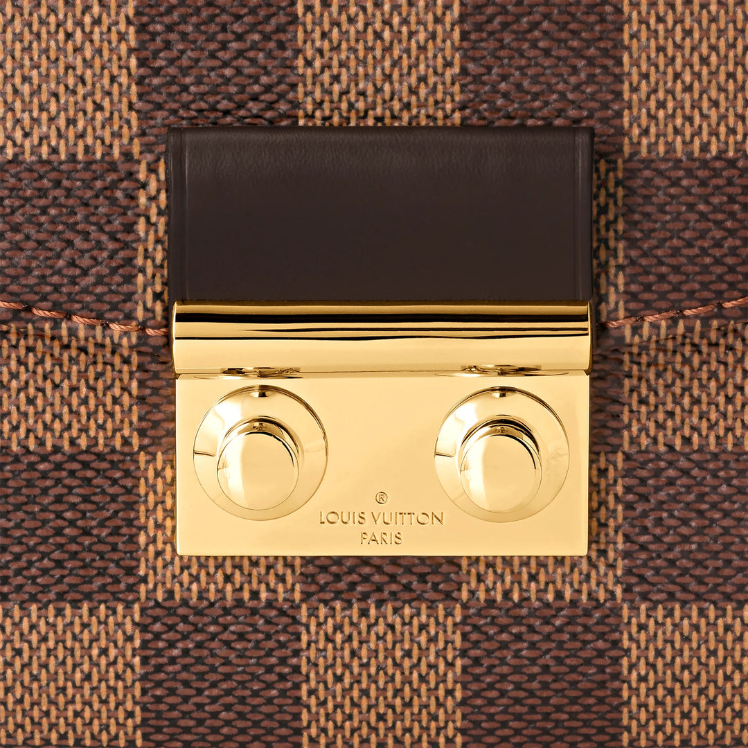 LOUIS VUITTON CROISETTE DAMIER EBENE SHOULDER BAG