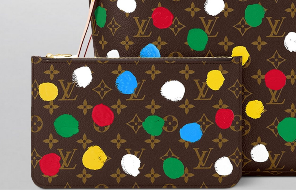 Leather card wallet Louis Vuitton x Yayoi Kusama Multicolour in