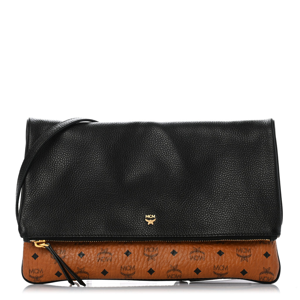 MCM CORINA VISETOS FOLDOVER CROSSBODY BAG