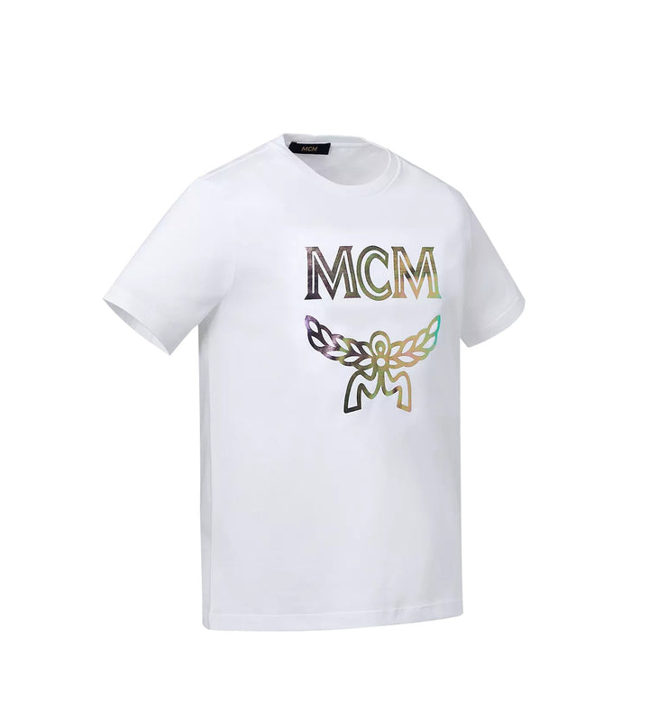 MCM HOLOGRAM LOGO PRINT T-SHIRT