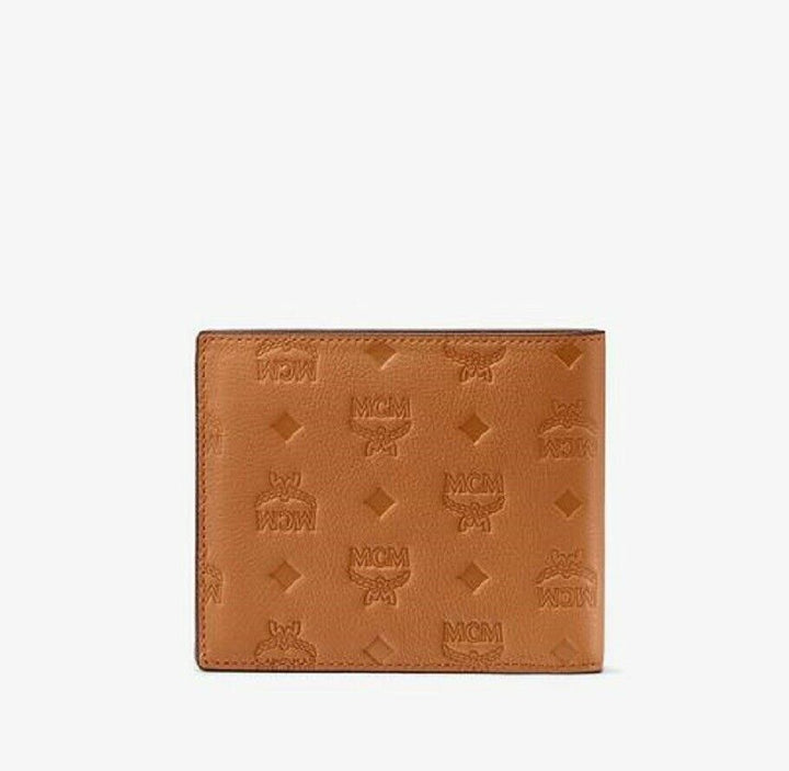 MCM MONOGRAM BI-FOLD MEN&