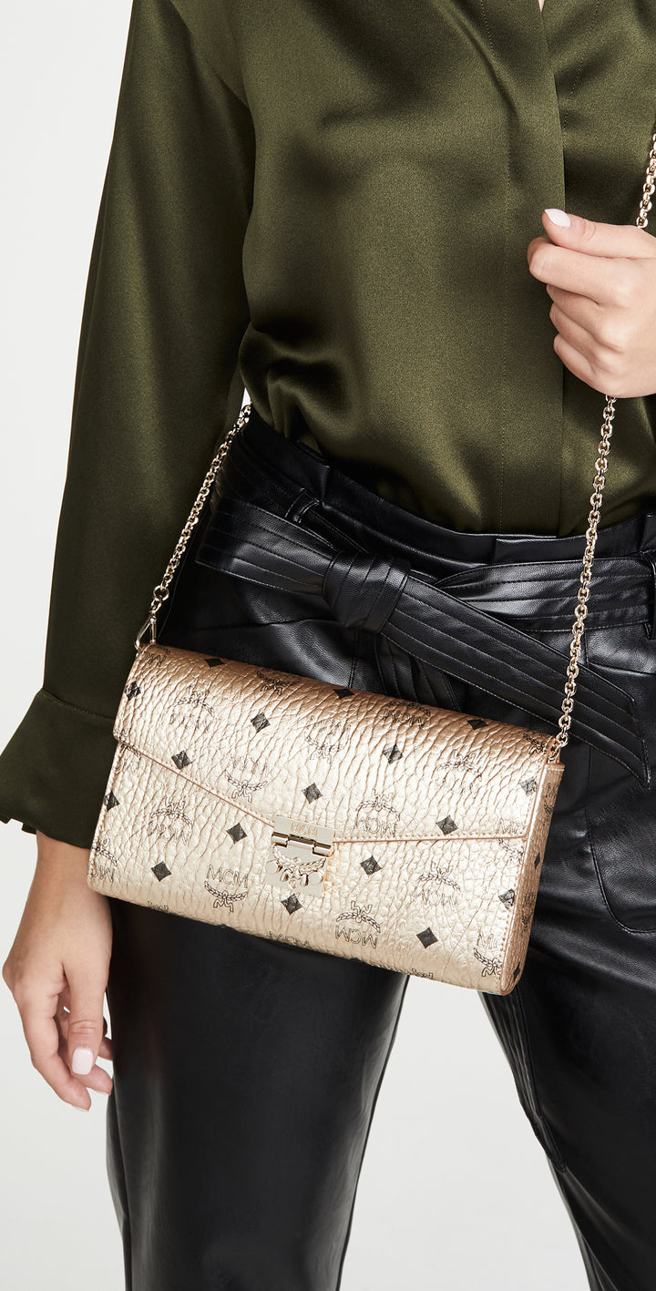 MCM MILLIE CROSSBODY BAG BERLIN GOLD