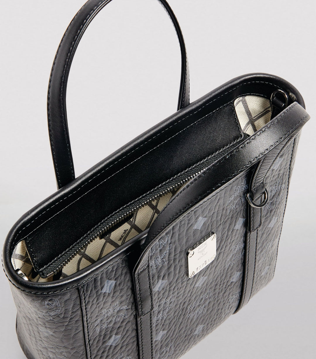 MCM Mini Toni Visetos Shopper Bag