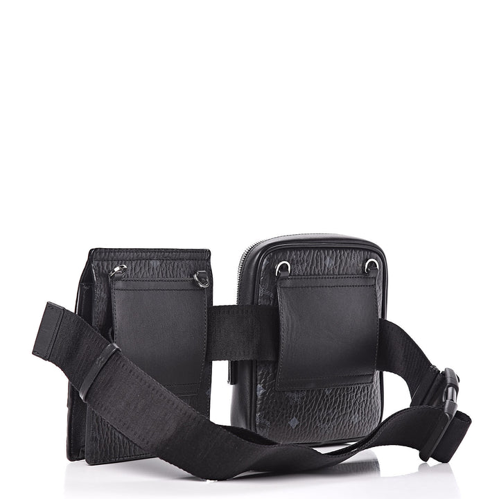 MCM Visetos Modular Stark Belt Bag Black