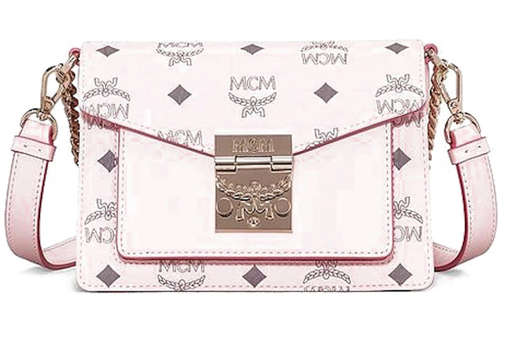 MCM PATRICIA CROSSBODY VISETOS POWDER PINK