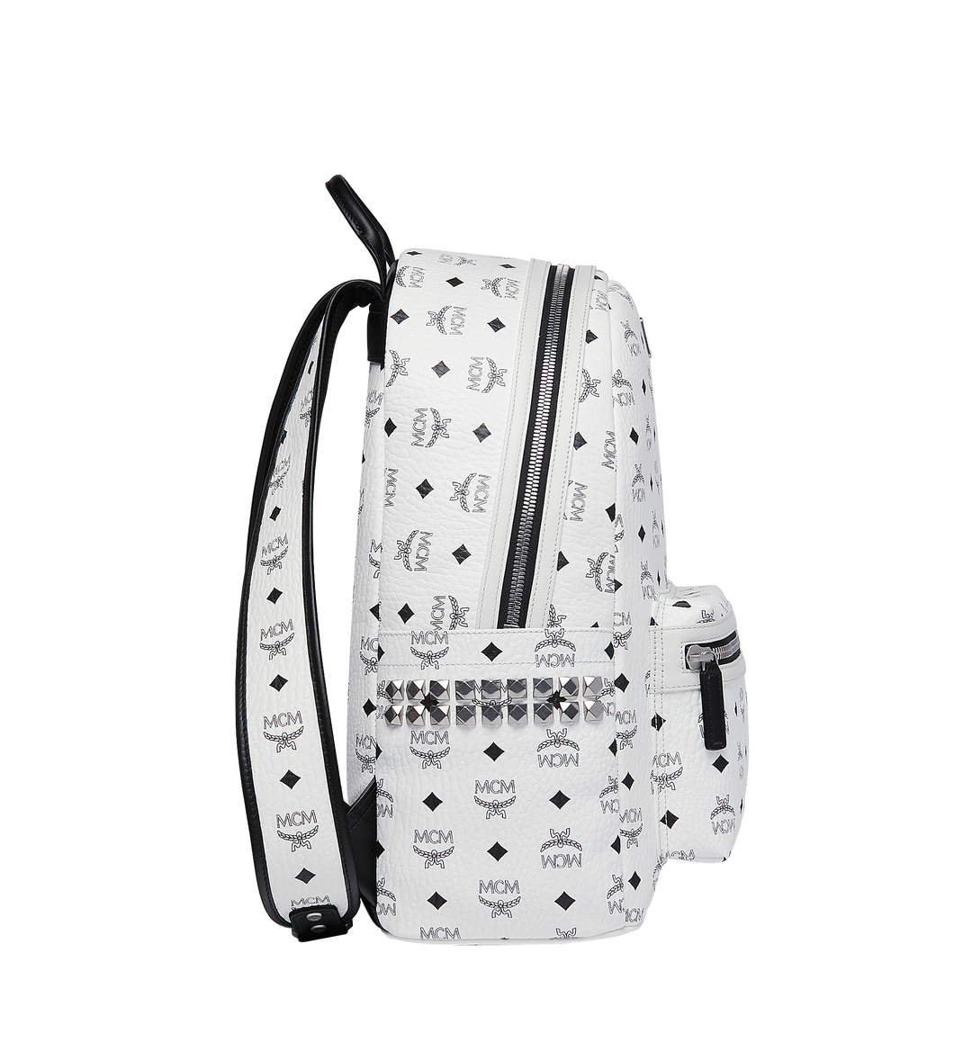 MCM Stark Side Studs Backpack in Visetos