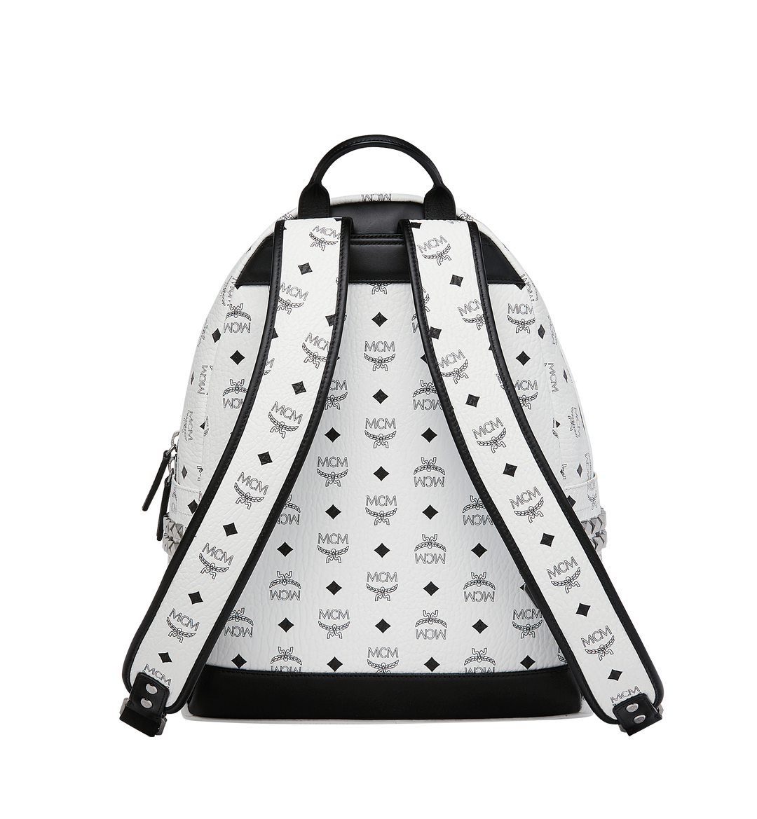 MCM Stark Side Studs Backpack in Visetos