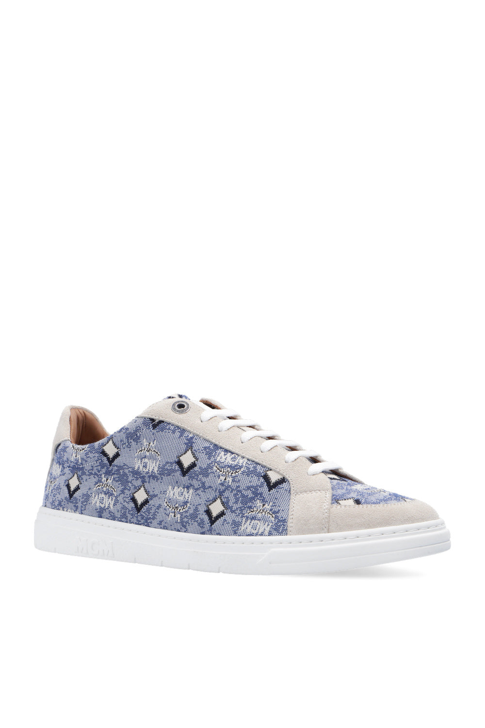 MCM VINTAGE MONOGRAM TERRAIN LO JACQUARD SNEAKERS