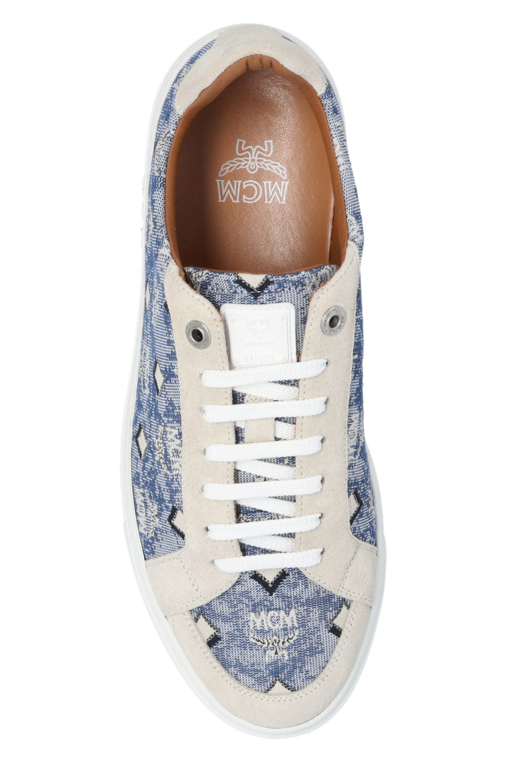 MCM VINTAGE MONOGRAM TERRAIN LO JACQUARD SNEAKERS