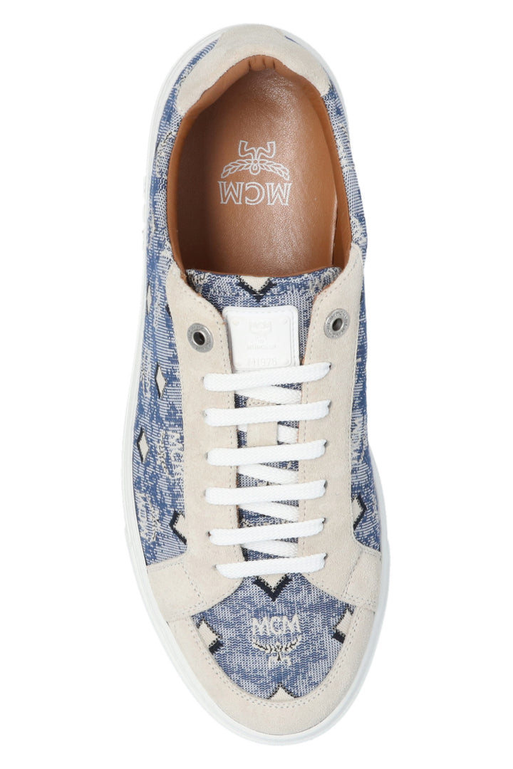MCM VINTAGE MONOGRAM TERRAIN LO JACQUARD SNEAKERS