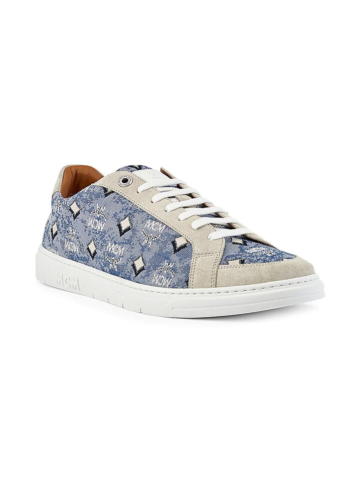 MCM VINTAGE MONOGRAM TERRAIN LO JACQUARD SNEAKERS