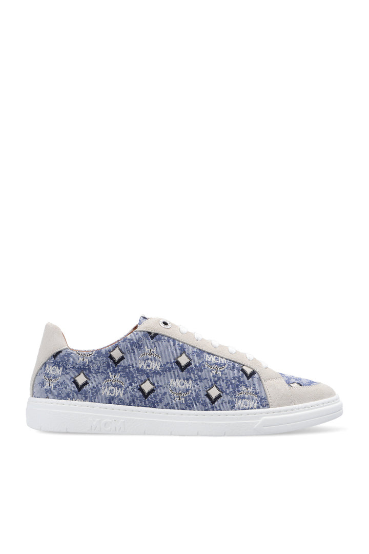 MCM VINTAGE MONOGRAM TERRAIN LO JACQUARD SNEAKERS