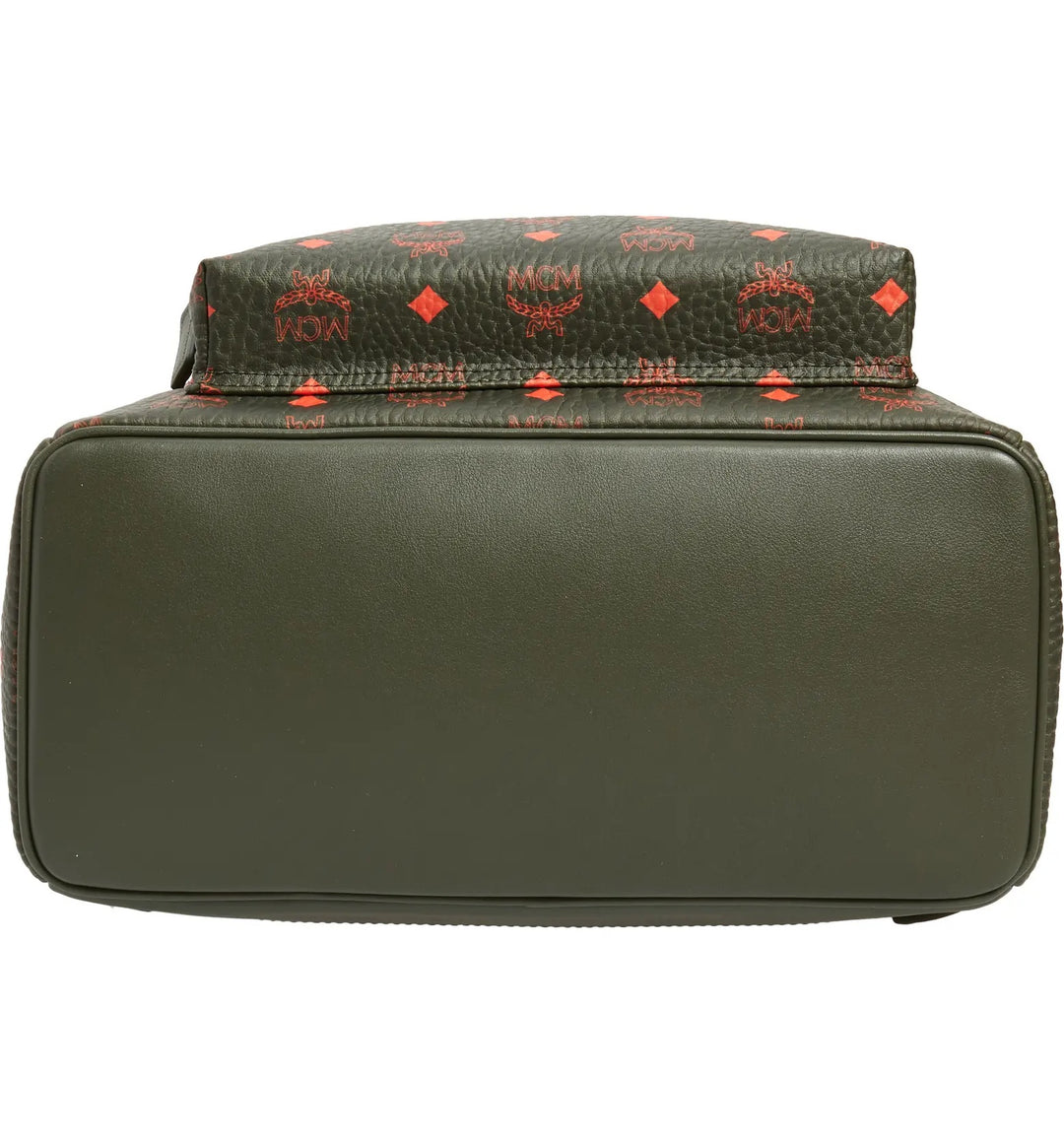 MCM STARK MONOGRAM BACKPACK IN WINTER MOSS – Caroline's Fashion