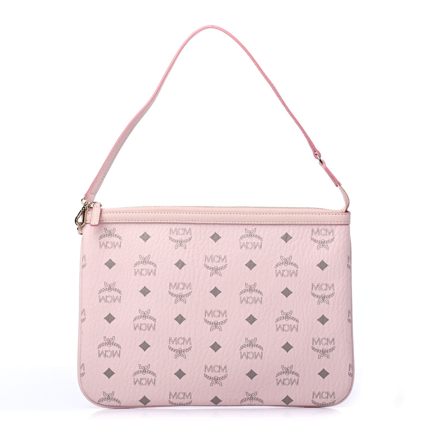 Pink MCM Visetos Crossbody Bag – Designer Revival