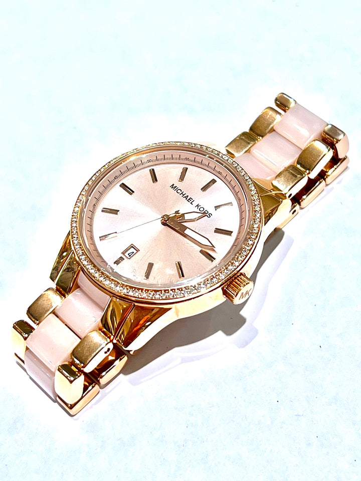 MICHAEL KORS RITZ ROSE GOLD TONE WATCH