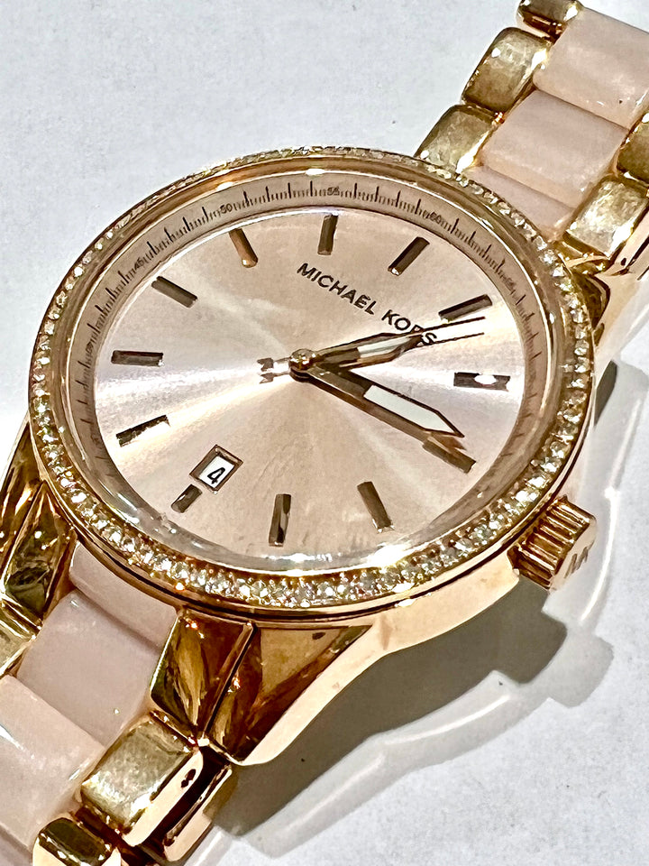 MICHAEL KORS RITZ ROSE GOLD TONE WATCH