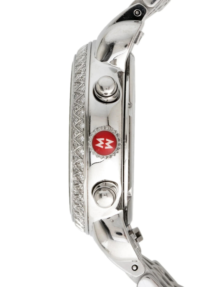 MICHELE CSX 36 DIAMONDS STAINLESS STEEL WATCH