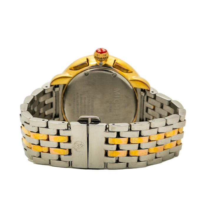 MICHELE SEREIN DIAMOND BEZEL QUARTZ WATCH