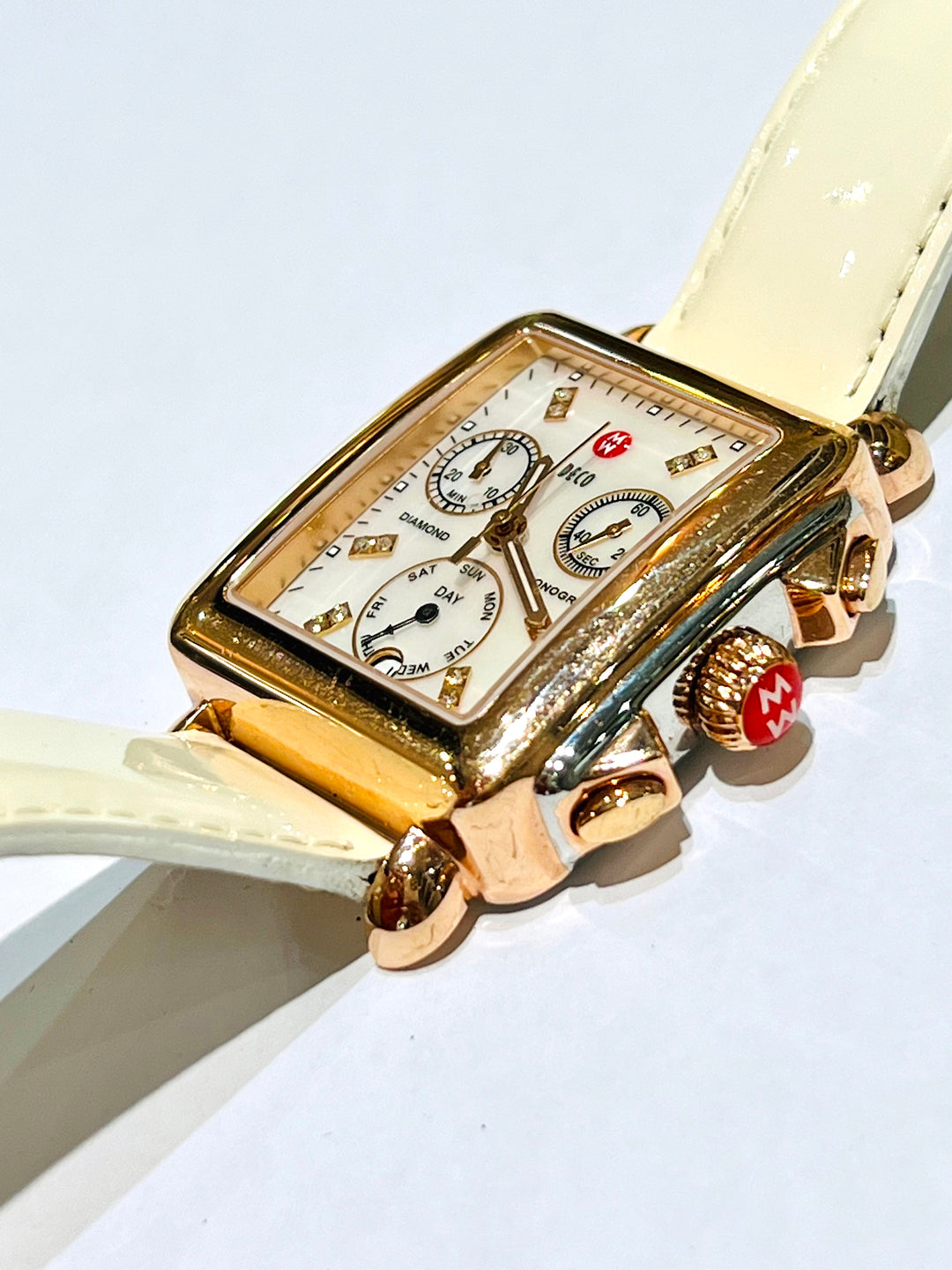 MICHELE SIGNATURE DECO DIAMOND WATCH