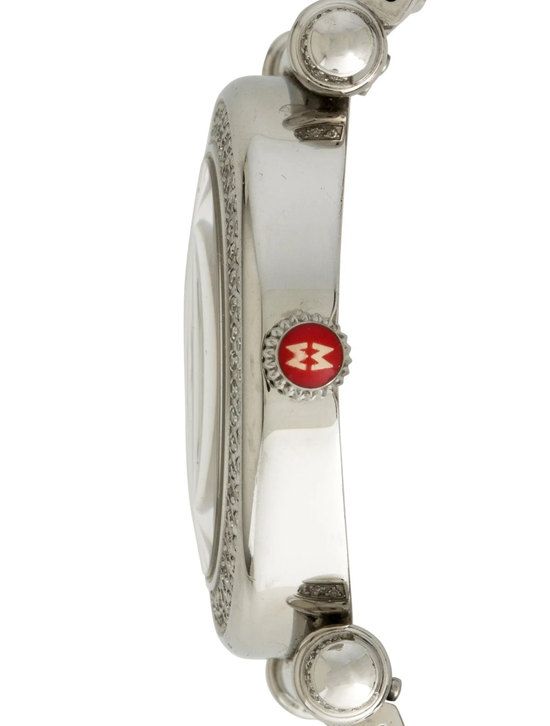 MICHELE CABER DIAMOND MOTHER OF PEARL DIAL WATCH