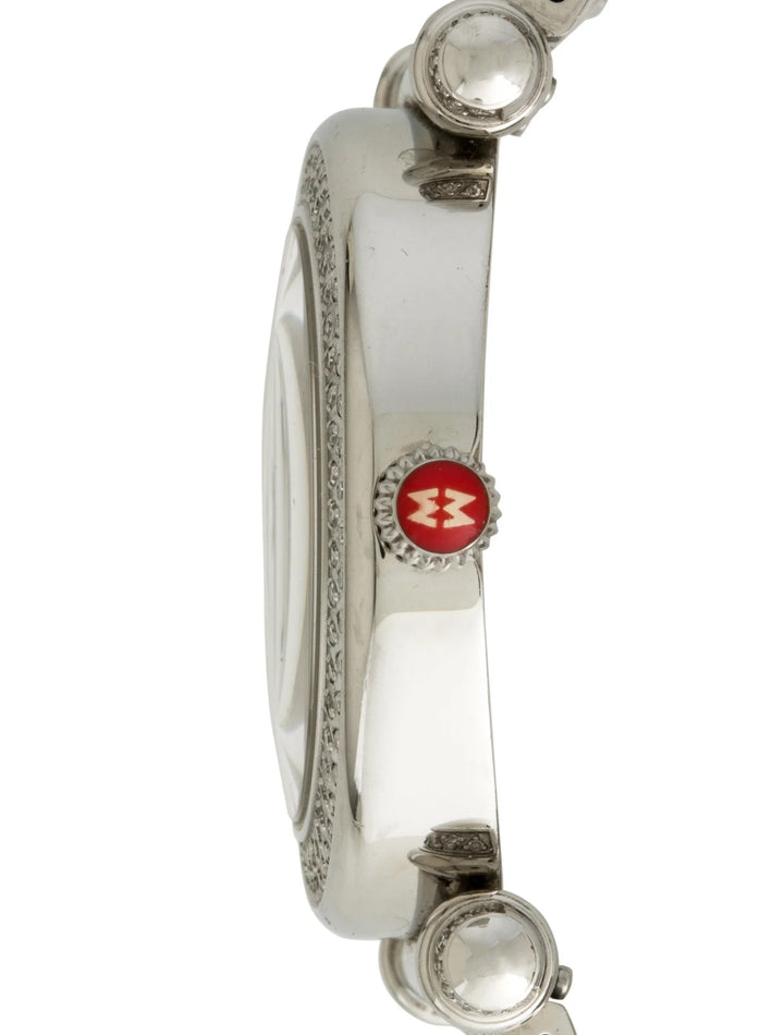 MICHELE CABER DIAMOND MOTHER OF PEARL DIAL WATCH