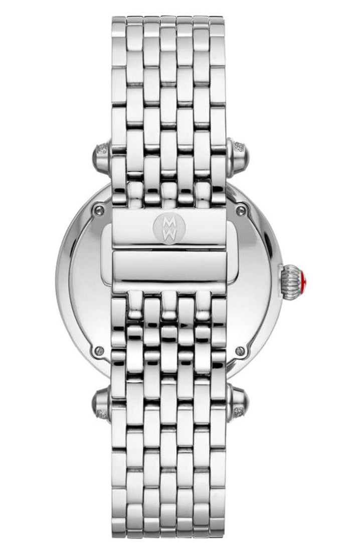 MICHELE CABER DIAMOND MOTHER OF PEARL DIAL WATCH