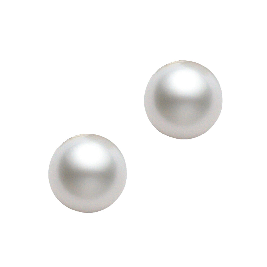 MIKIMOTO GRADUATED AKOYA PEARL STRAND 18K GOLD  NECKLACE &amp; EARRINGS SET