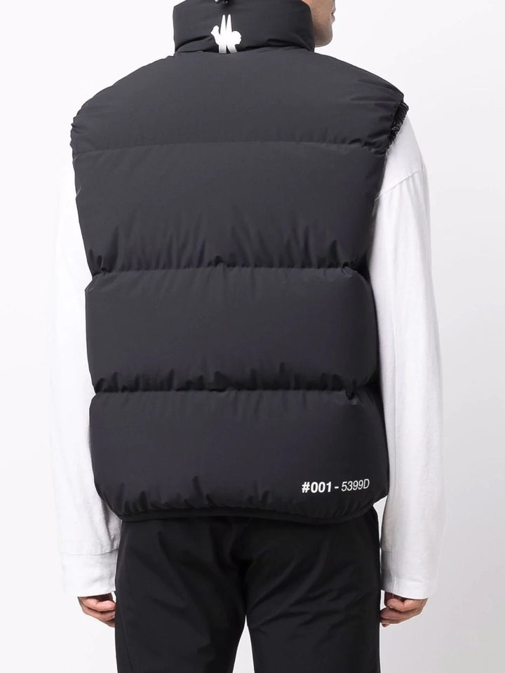 MONCLER GRENOBLE LOGO NANTAUX PADDED DOWN GILET