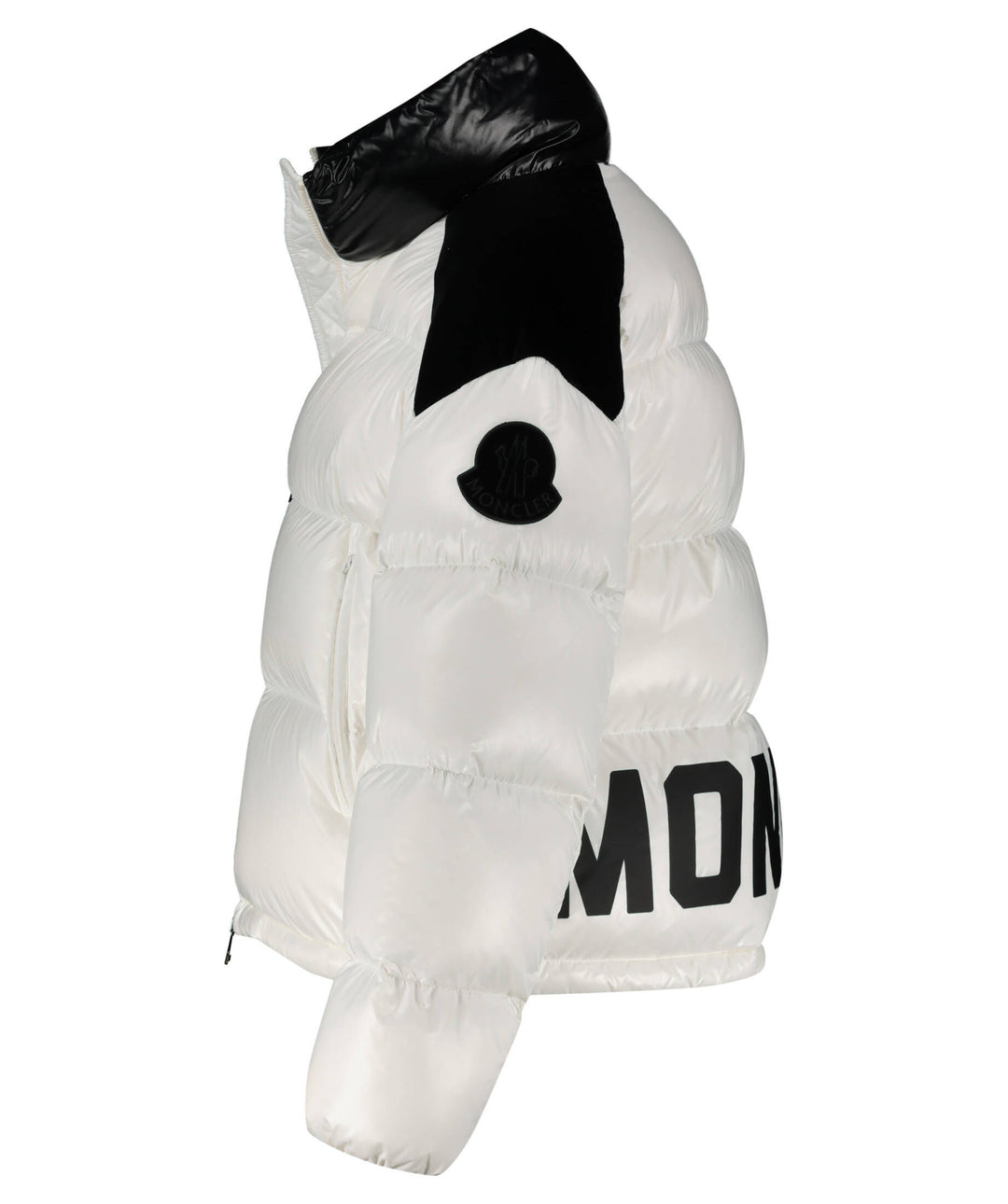Moncler Chouelle Velvet Trim Quilted Down Jacket