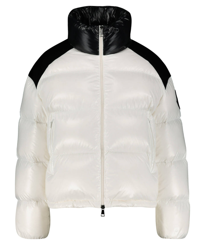 Moncler Chouelle Velvet Trim Quilted Down Jacket