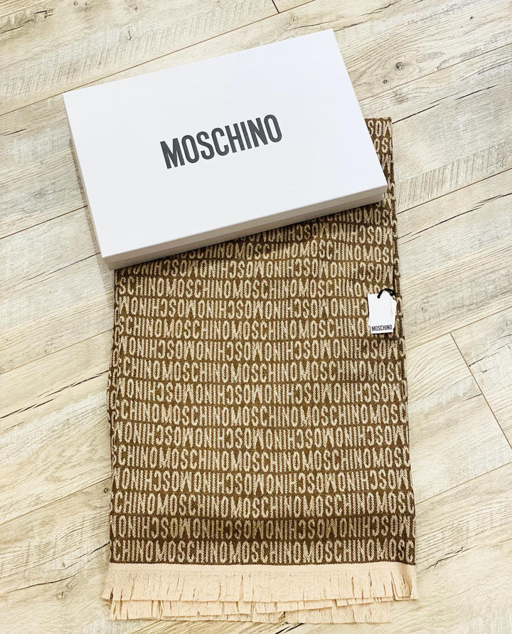 Moschino Wool Blanket Wrap scarf Shawl
