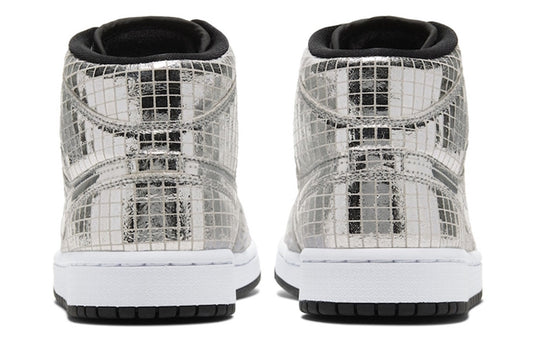 NIKE AIR JORDAN 1 MID DISCO BALL SNEAKERS
