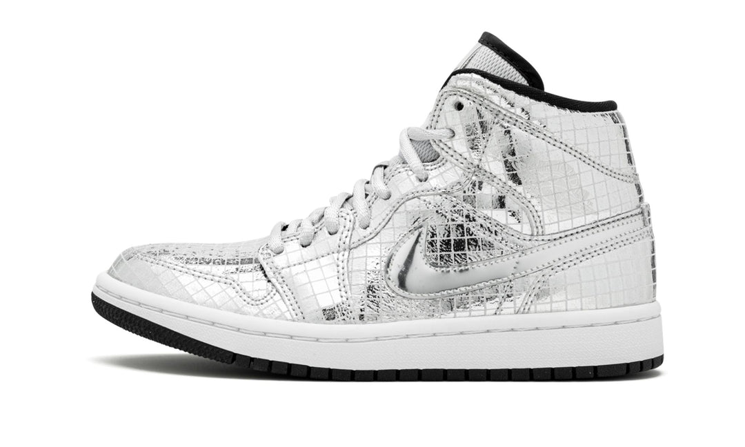 NIKE AIR JORDAN 1 MID DISCO BALL SNEAKERS