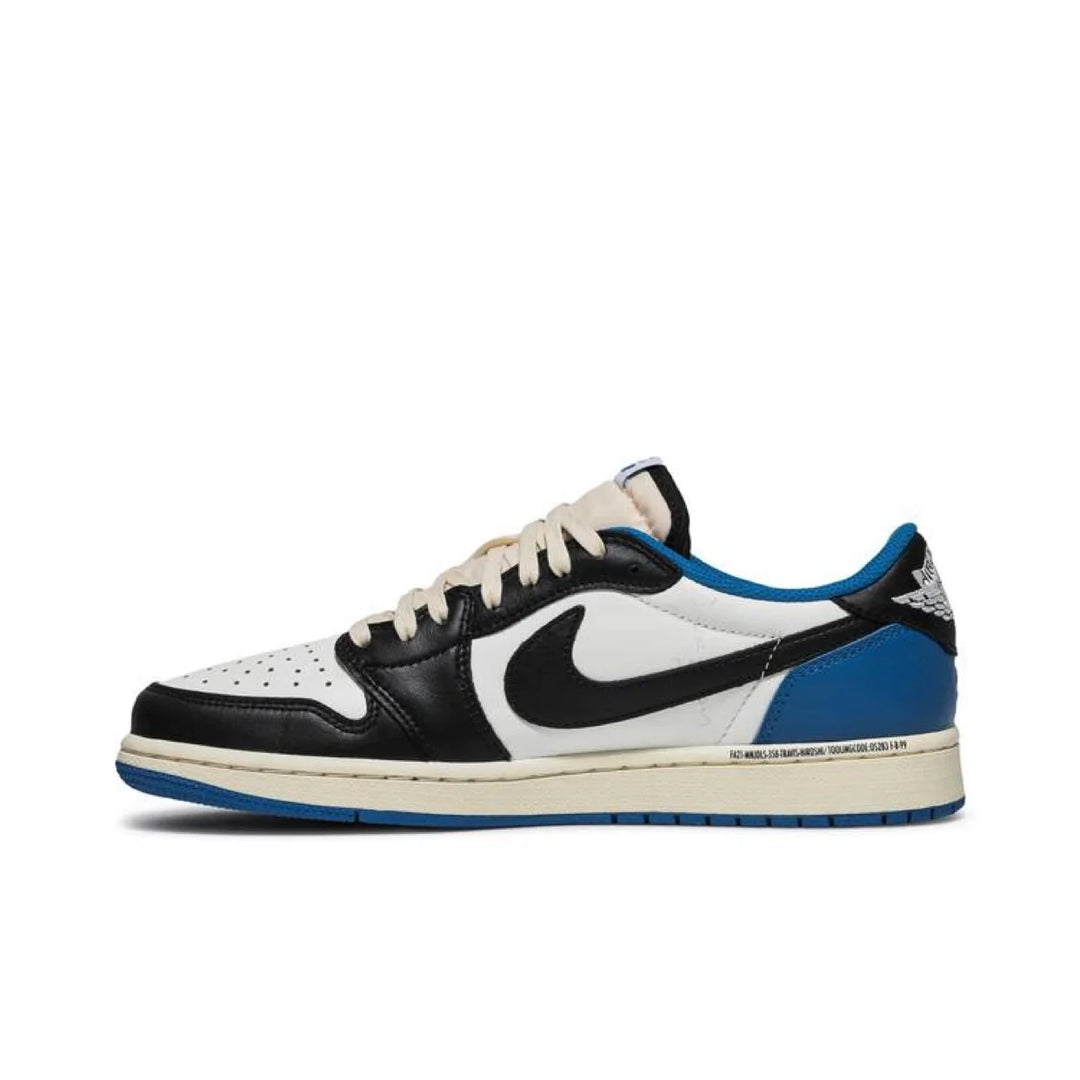 NIKE AIR JORDAN 1 LOW FRAGMENT DESIGN X TRAVIS SCOTT SNEAKERS