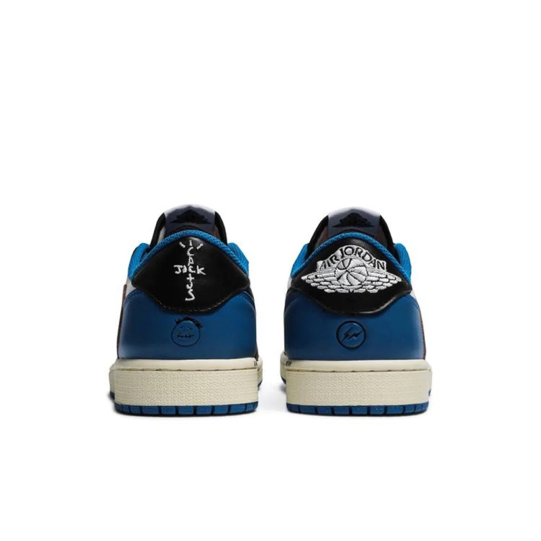 NIKE AIR JORDAN 1 LOW FRAGMENT DESIGN X TRAVIS SCOTT SNEAKERS