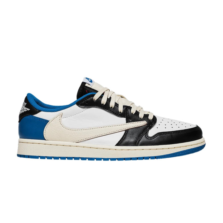 NIKE AIR JORDAN 1 LOW FRAGMENT DESIGN X TRAVIS SCOTT SNEAKERS