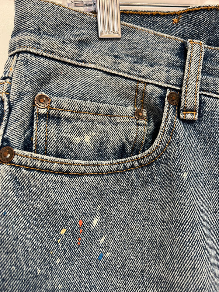 OFF-WHITE VIRGIL ABLOH DISTRESSED ARROW JEANS