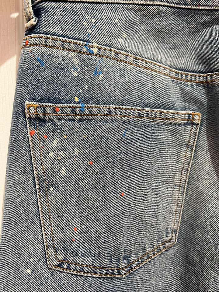 OFF-WHITE VIRGIL ABLOH DISTRESSED ARROW JEANS
