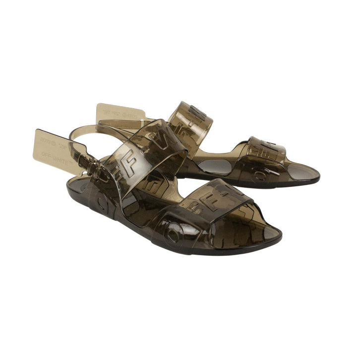OFF-WHITE VIRGIL ABLOH ZIP TIE JELLY SANDALS